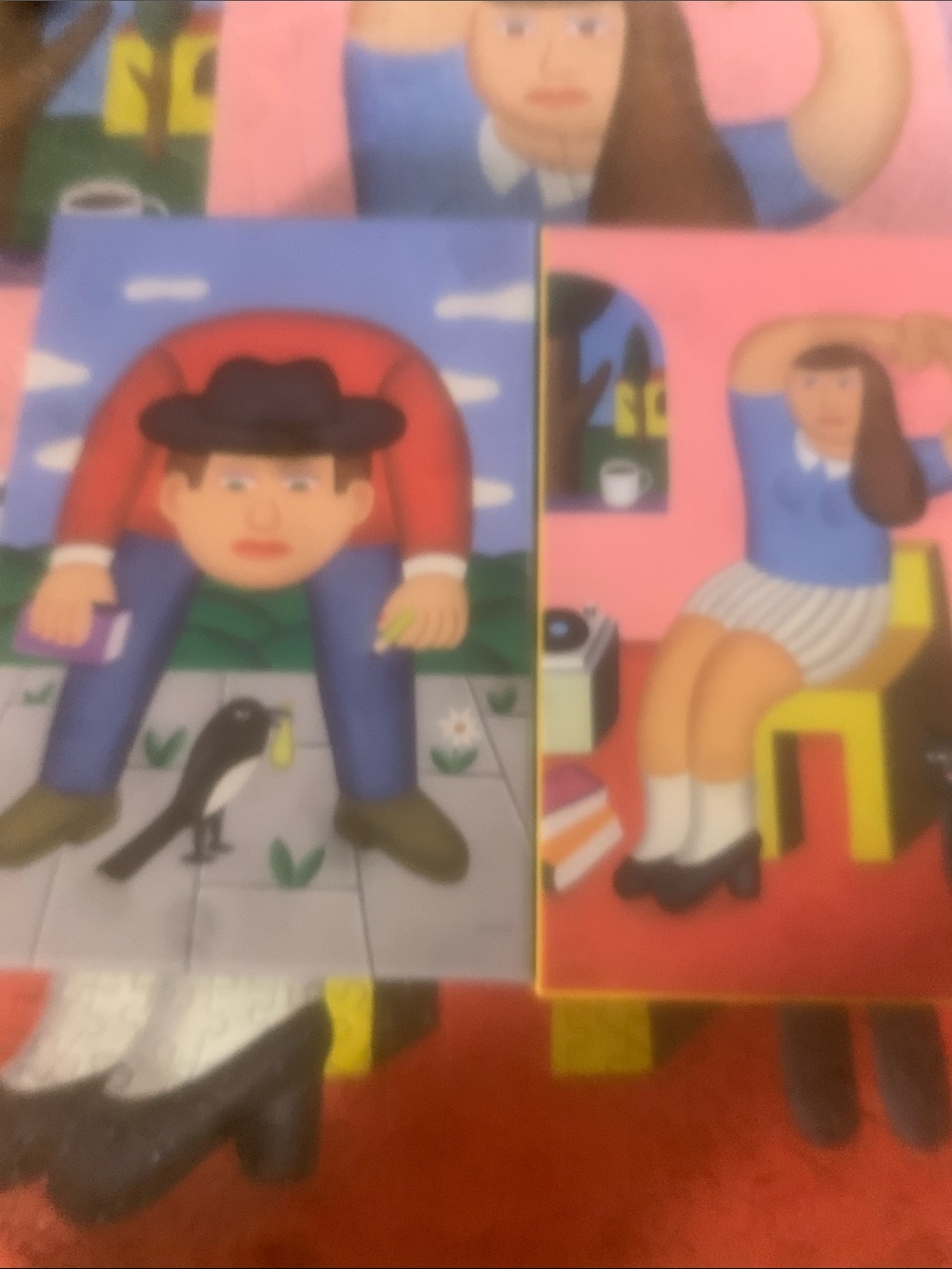 2 Puzzles by Areaware Andy. 500ct